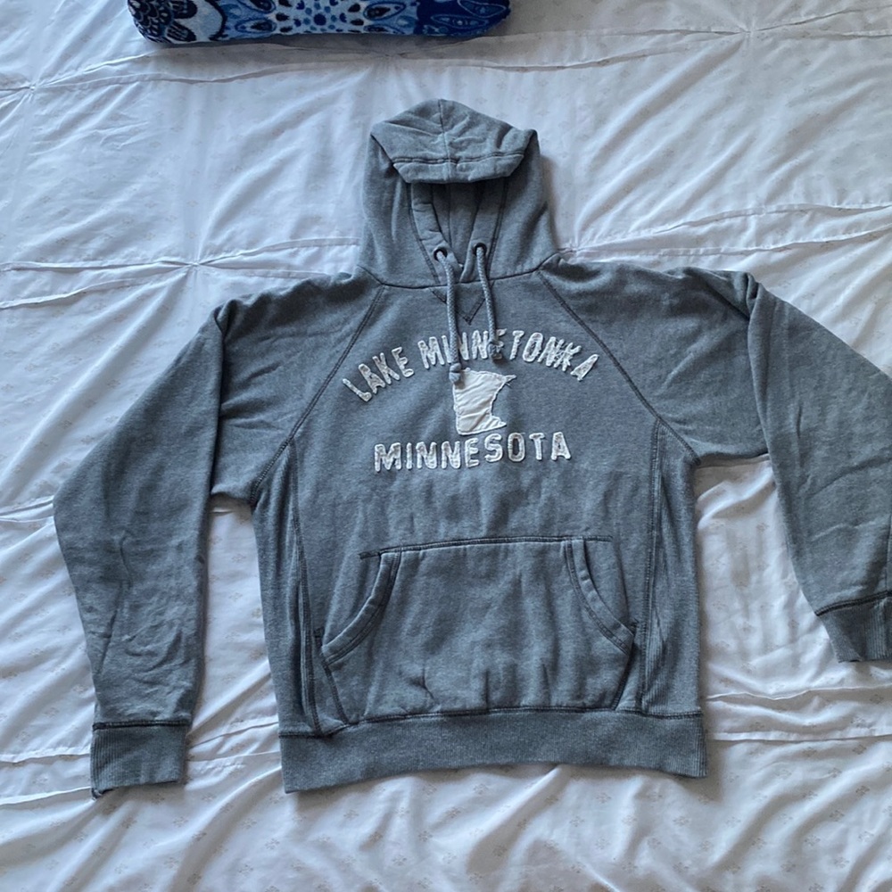 Grey MN hoodie